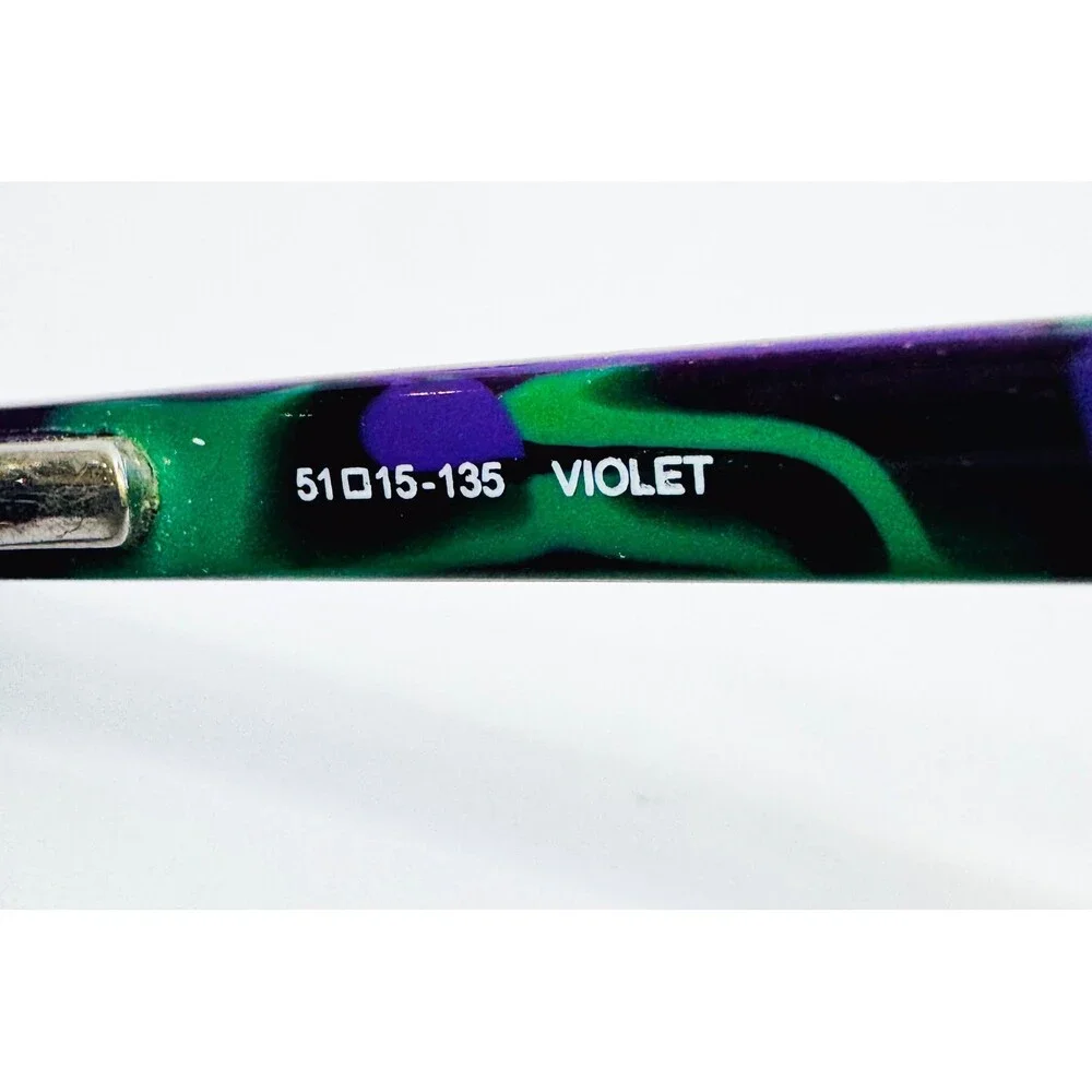 B.U.M. Equipment Eyeglasses Womens Violet Cat Eye Extraordinary 51-15-135